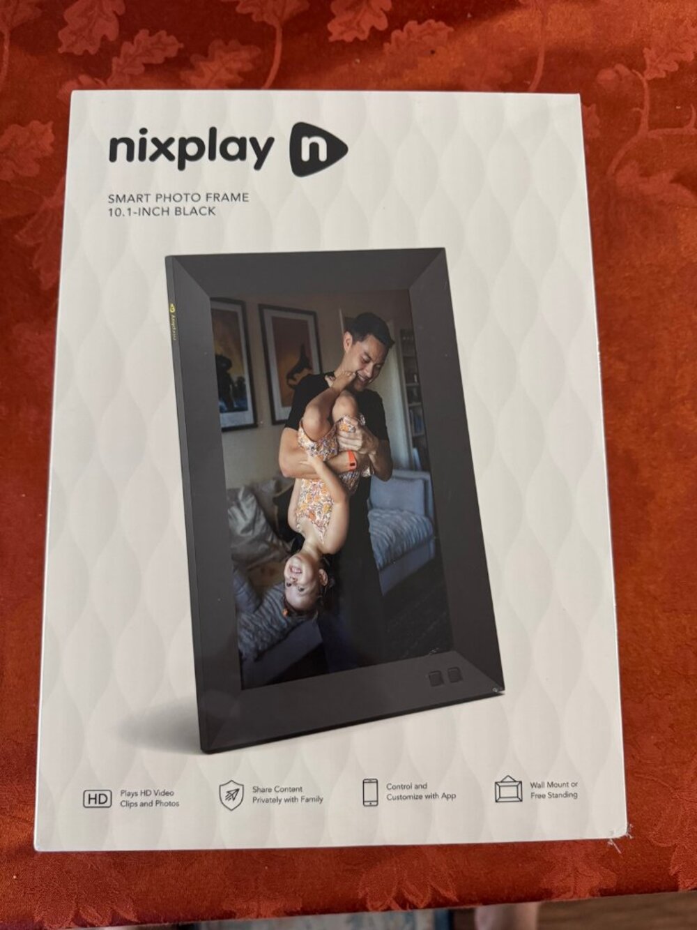 Nixplay 10.1" Smart Photo Frame Black WiFi HD Digital Picture Frame - NEW SEALED